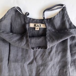 FLAX linen maxi dress small